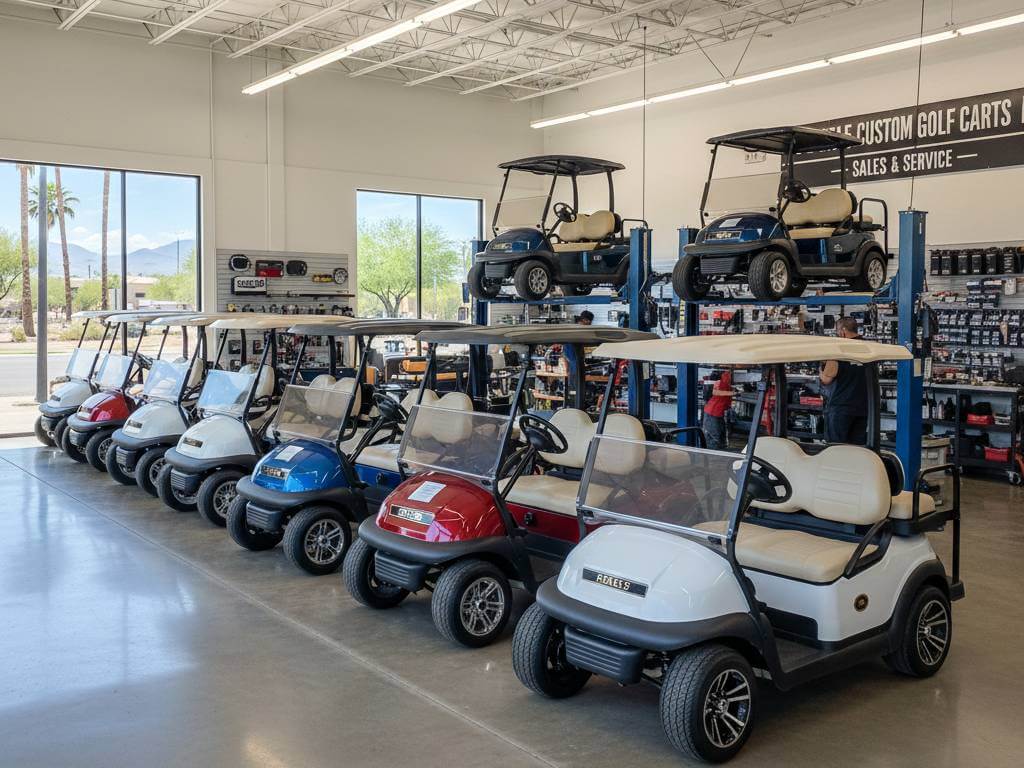 Inventory Services Golf Cart Shop in Scottsdale, Arizona